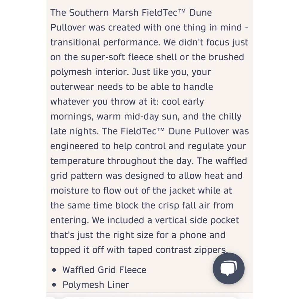 Southern Marsh Dune Fieldtec Pullover - image 3